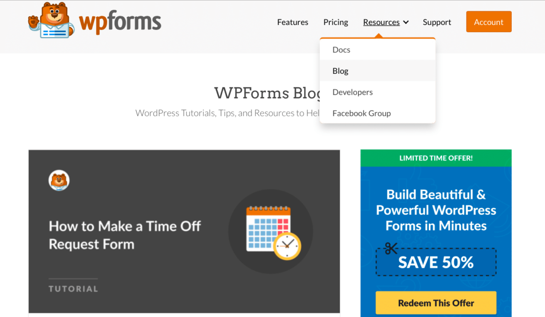 WPForms knowledge base