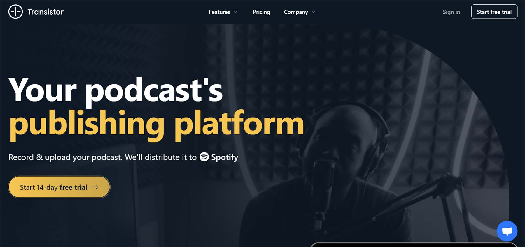 Transistor, platform hosting podcast