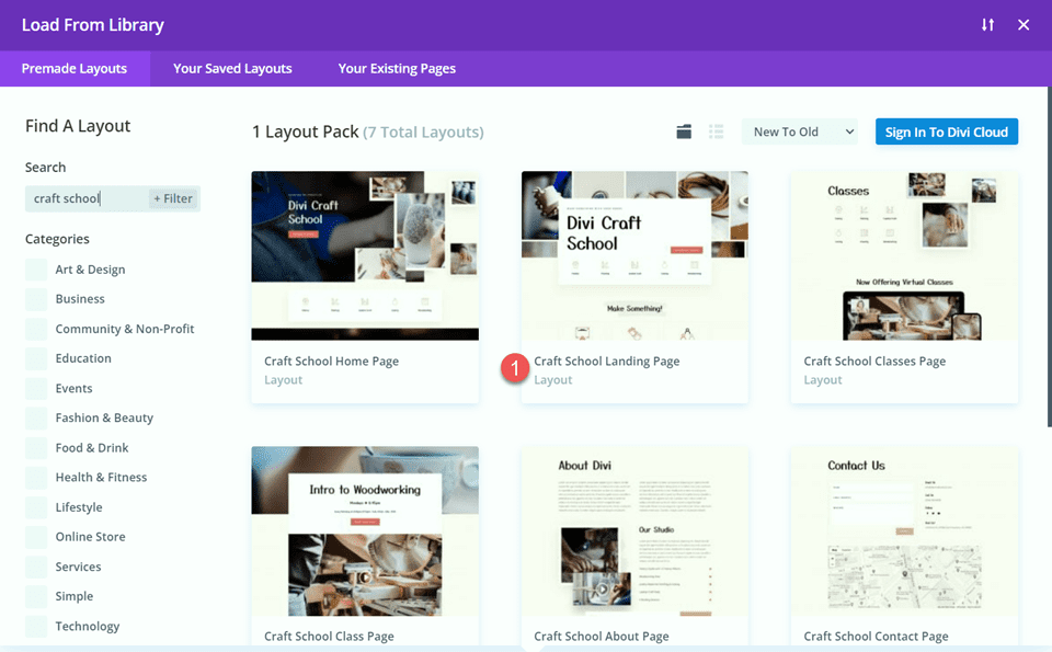 Divi fügt Sticky Map-Modul zum Suchen des Layouts hinzu