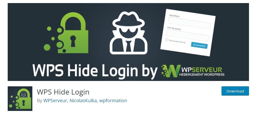 jak zmienić adres URL logowania do wordpress - darmowa wtyczka do logowania wps hide