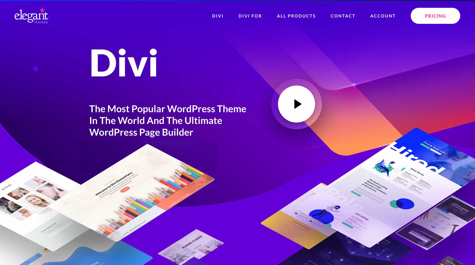 Divi 最快的 WordPress 主题