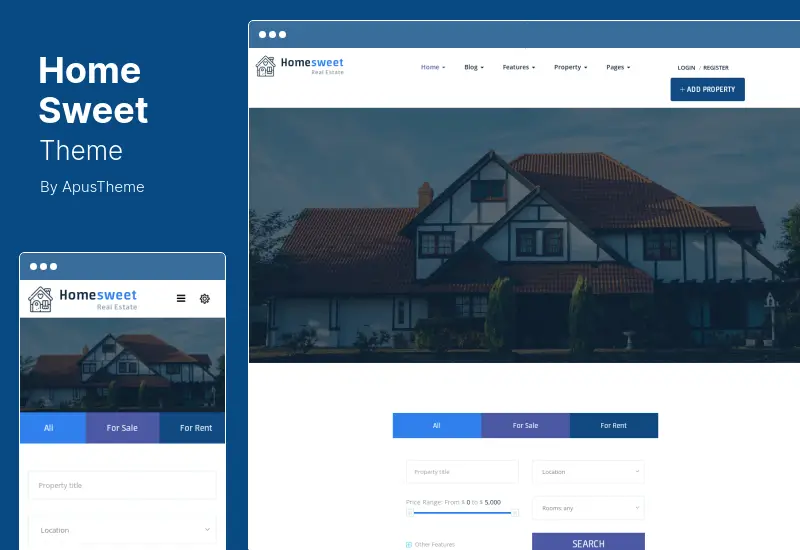 Thème HomeSweet - Thème WordPress pour l'immobilier