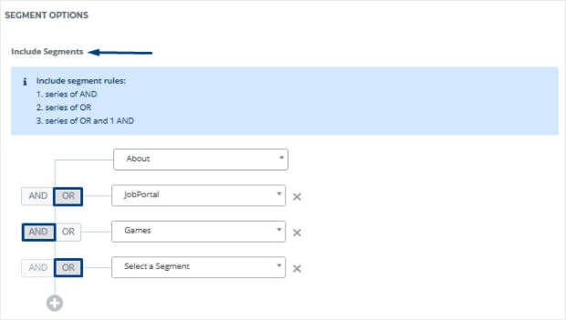 pushengage segmentation avancée