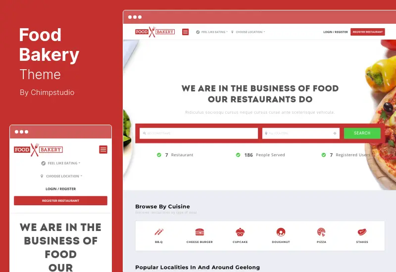 FoodBakery Theme - 배달 레스토랑 디렉토리 WordPress Theme