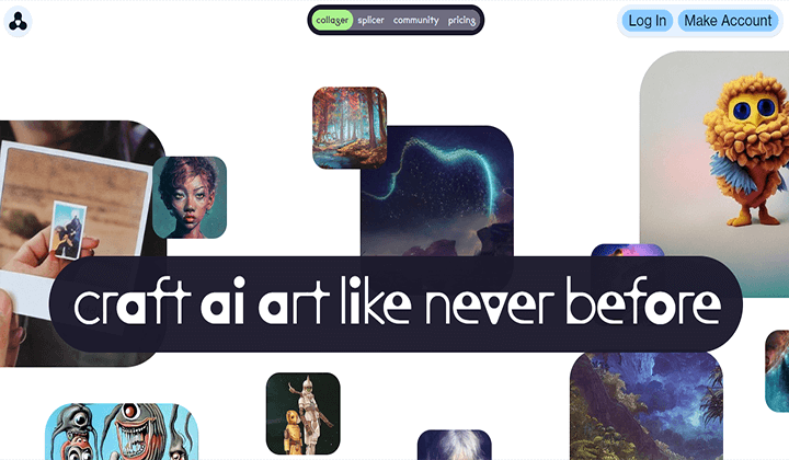 This is the image of Artbreeder, one of the best AI Art Generators that offer a wide range of features, from simple image generation to more complex 3D art tools.