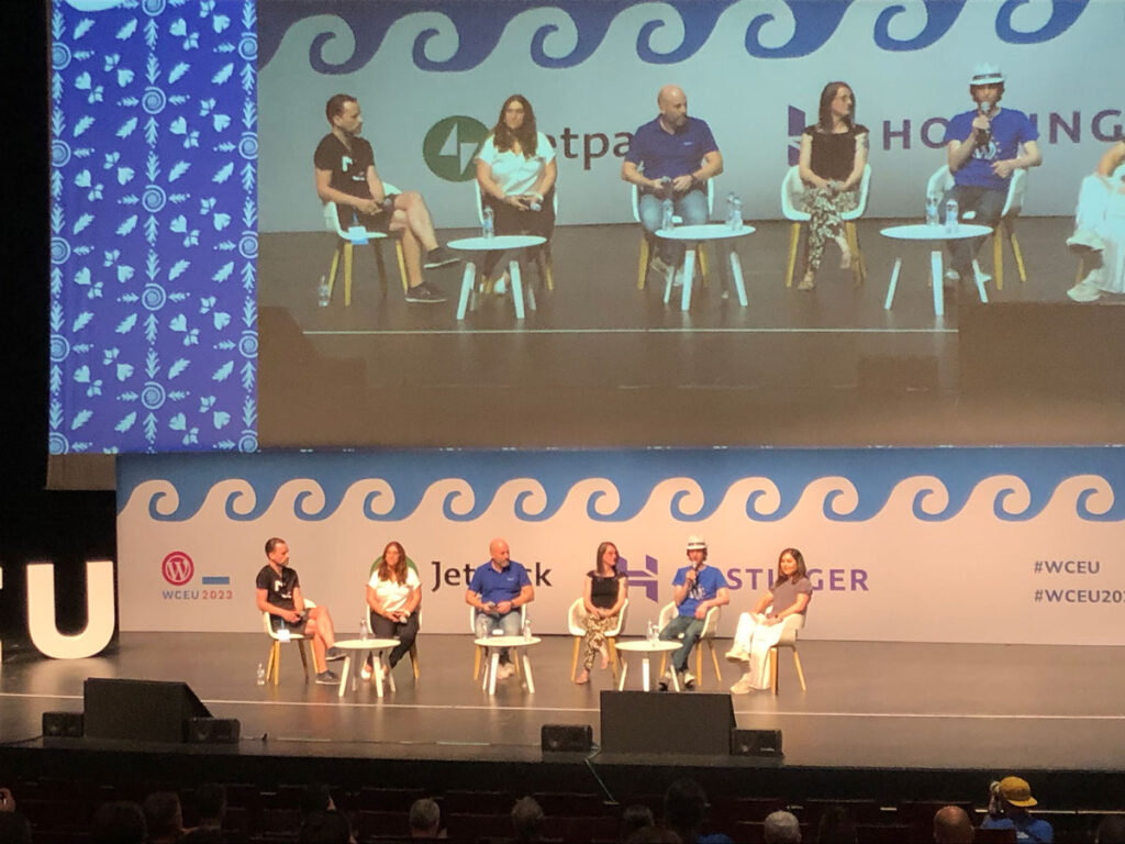 wceu'nun geleceği panel tartışması wordcamp avrupa 2023