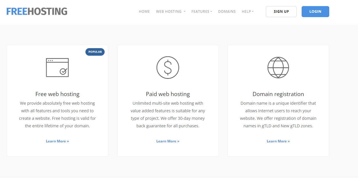 hosting gratuito gratuito per wordpress