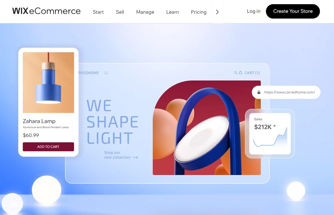 Wix e-commerce