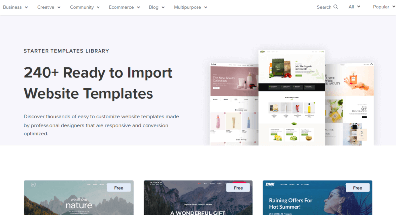 astra-theme-ready-templates