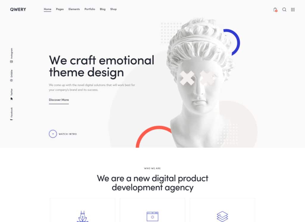 Qwery | Mehrzweck-Business-WordPress- und WooCommerce-Theme + ChatGPT