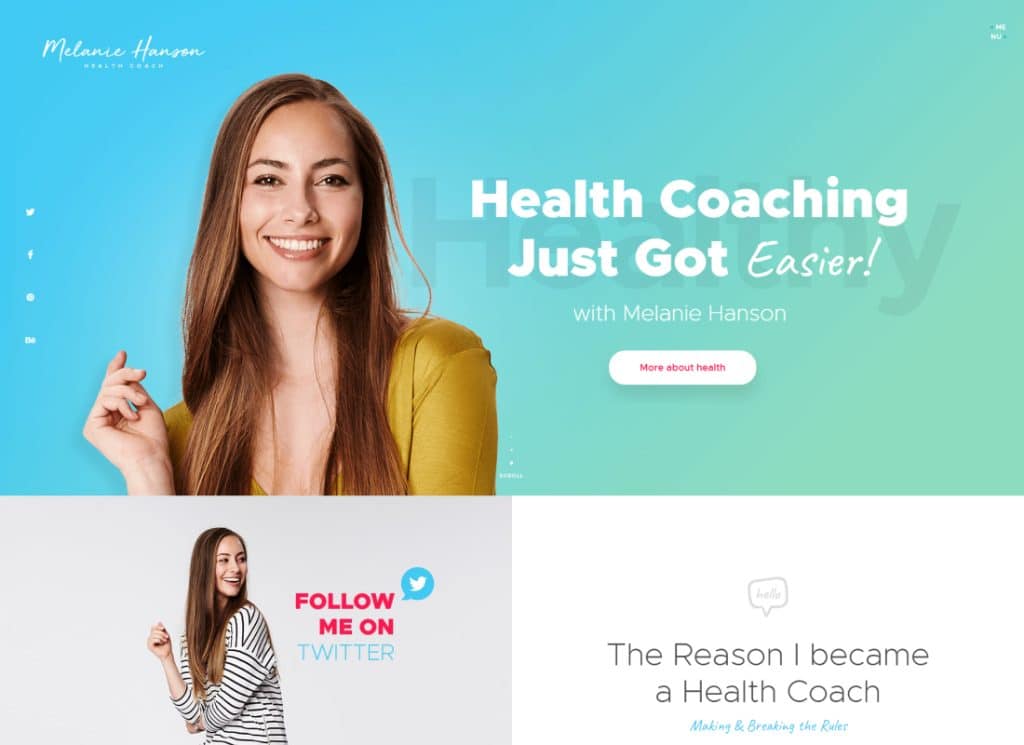 Blog Health Coach e tema WordPress para revista de estilo de vida