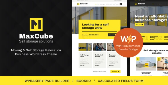 Tema WordPress perusahaan MaxCube-Moving