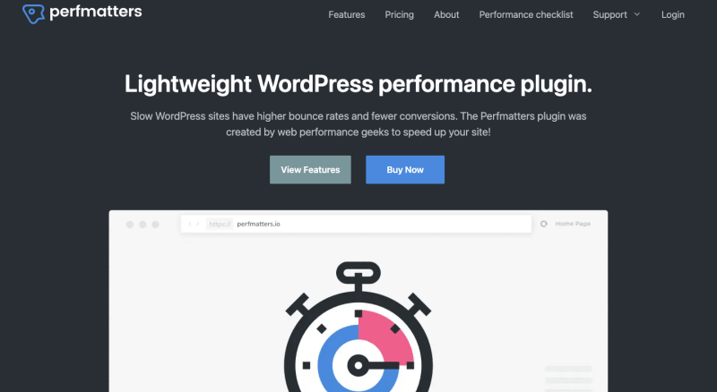 perfmatters-plugin-wordpress-léger