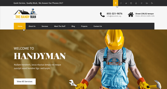 Tema WordPress Handyman