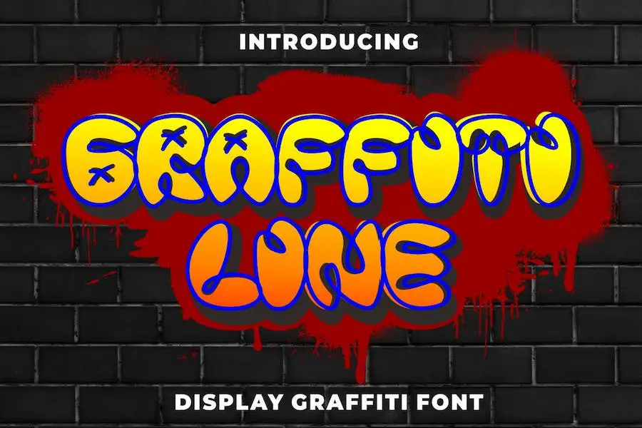 Graffiti-Linie -