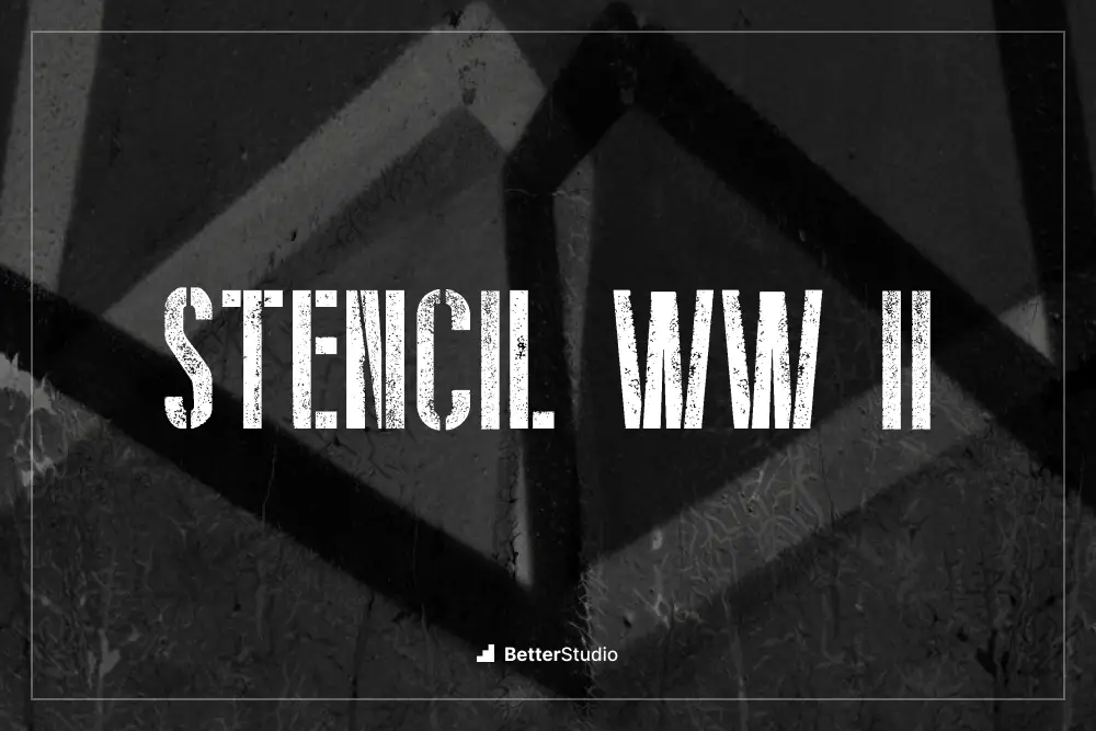 Stensil WW II -