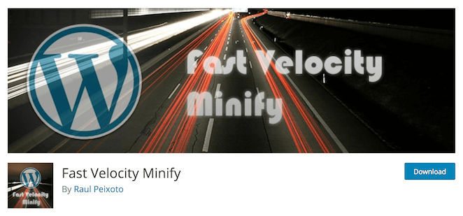 Fast Velocity Minify プラグイン