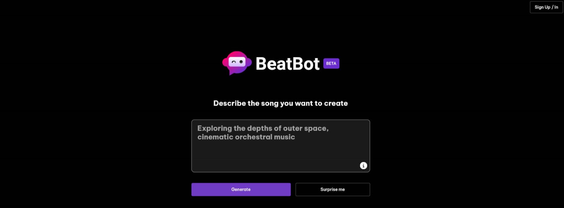 Beatbot - 홈페이지 2023년 6월