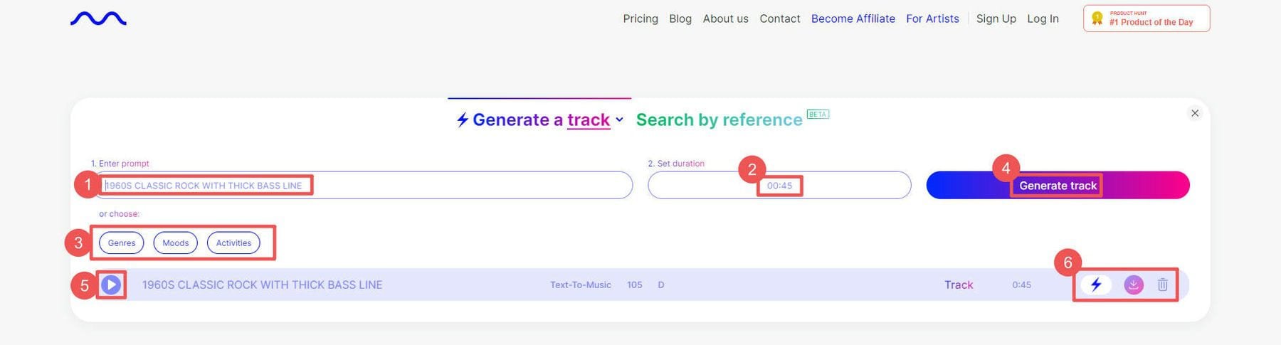 Mubert Create AI Track - Etapas 1-6