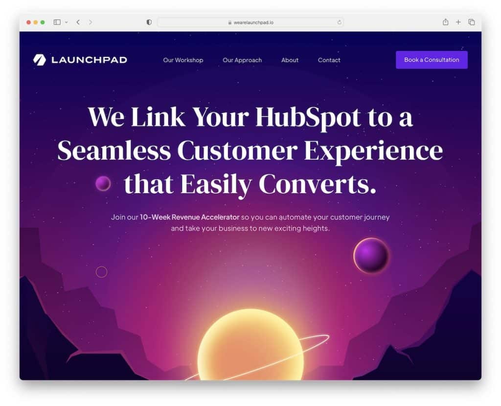 Launchpad コンサルティング Web サイト