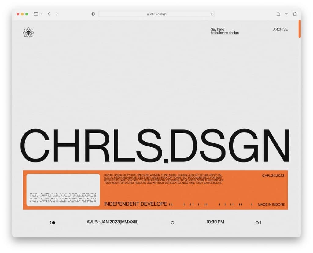 brutalistischer Website-Design-Trend