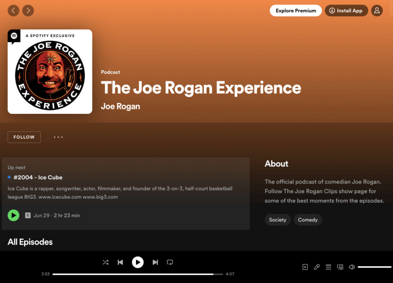 podcast di joe-rogan