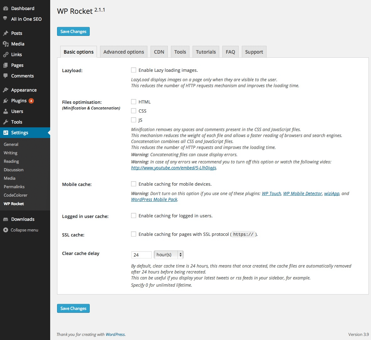 WP 로켓 2.1