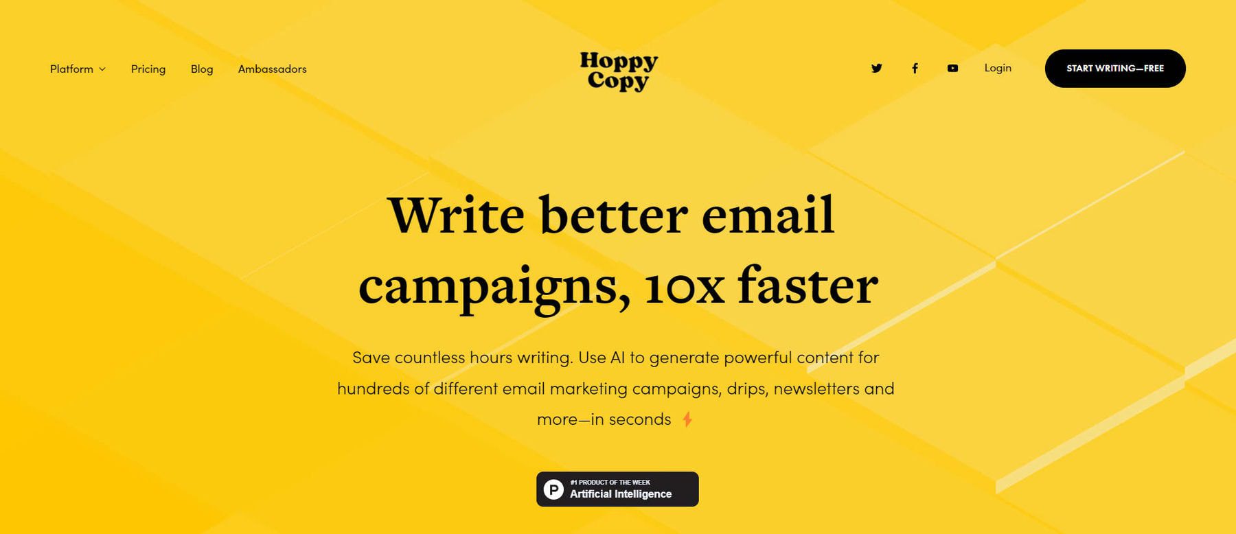 Hoppy Copy - Homepage julho de 2023