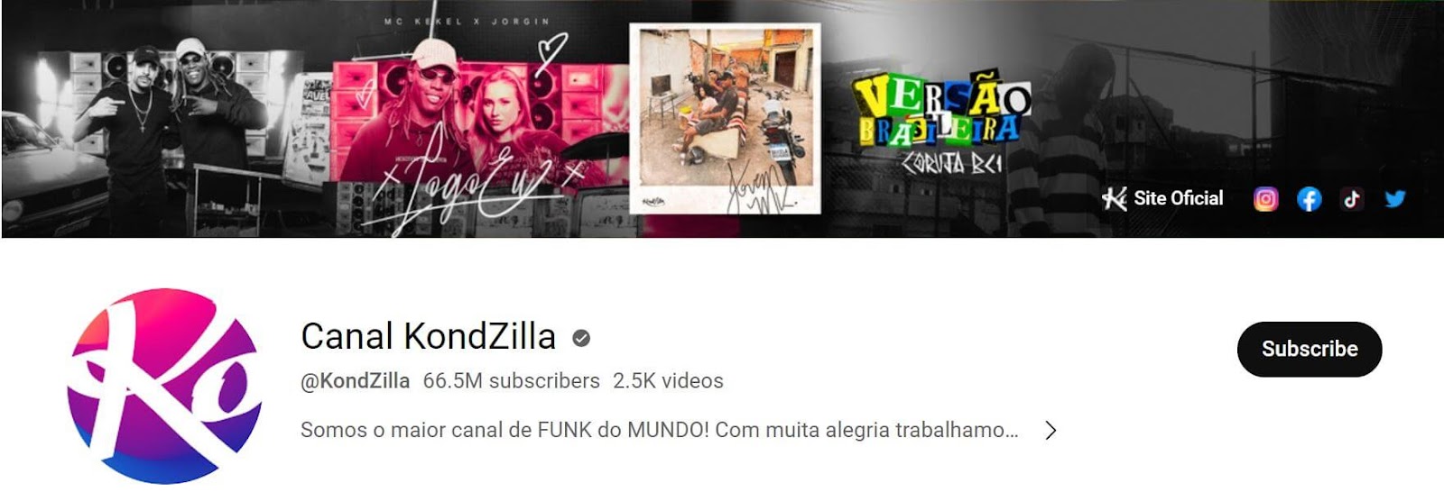 Canal Kondzilla: YouTube Music Influencer