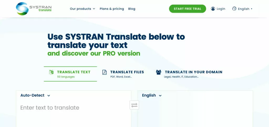 systran translate software di traduzione automatica