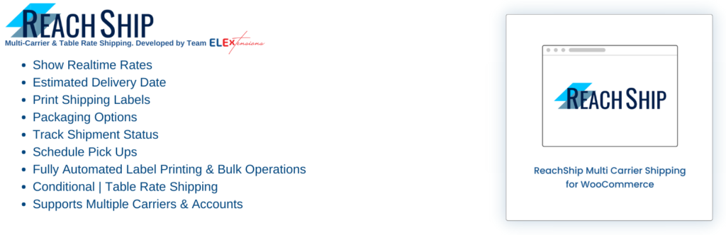 ReachShip WooCommerce Shipping Plugin