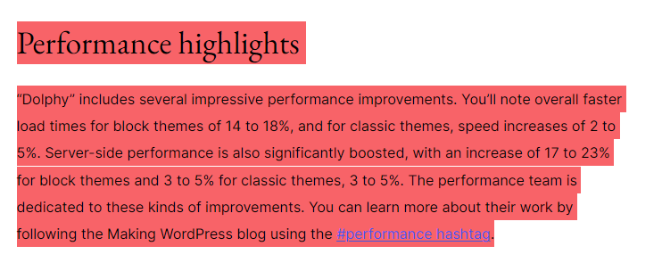 wordpress-성능-하이라이트