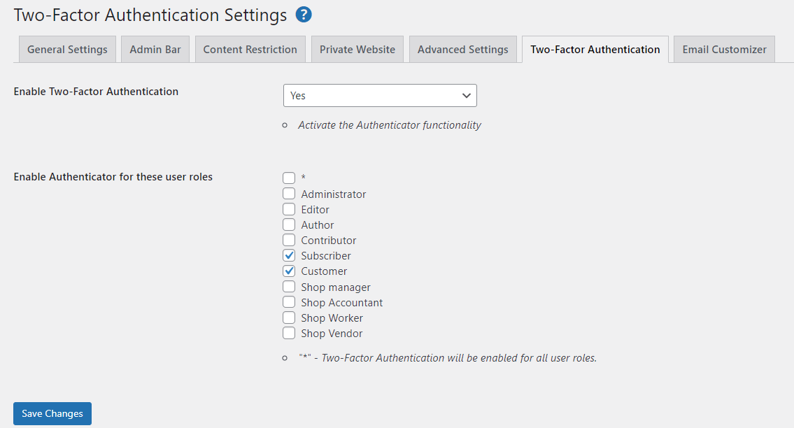 啟用 2FA