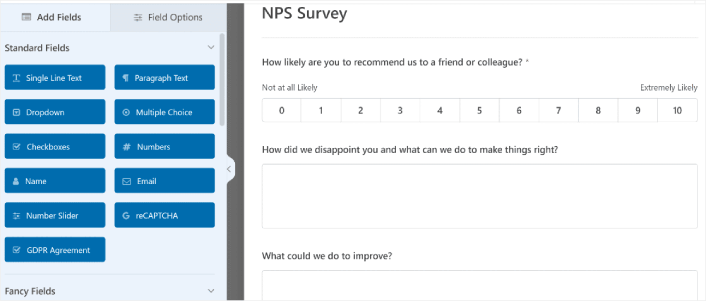 NPS 조사