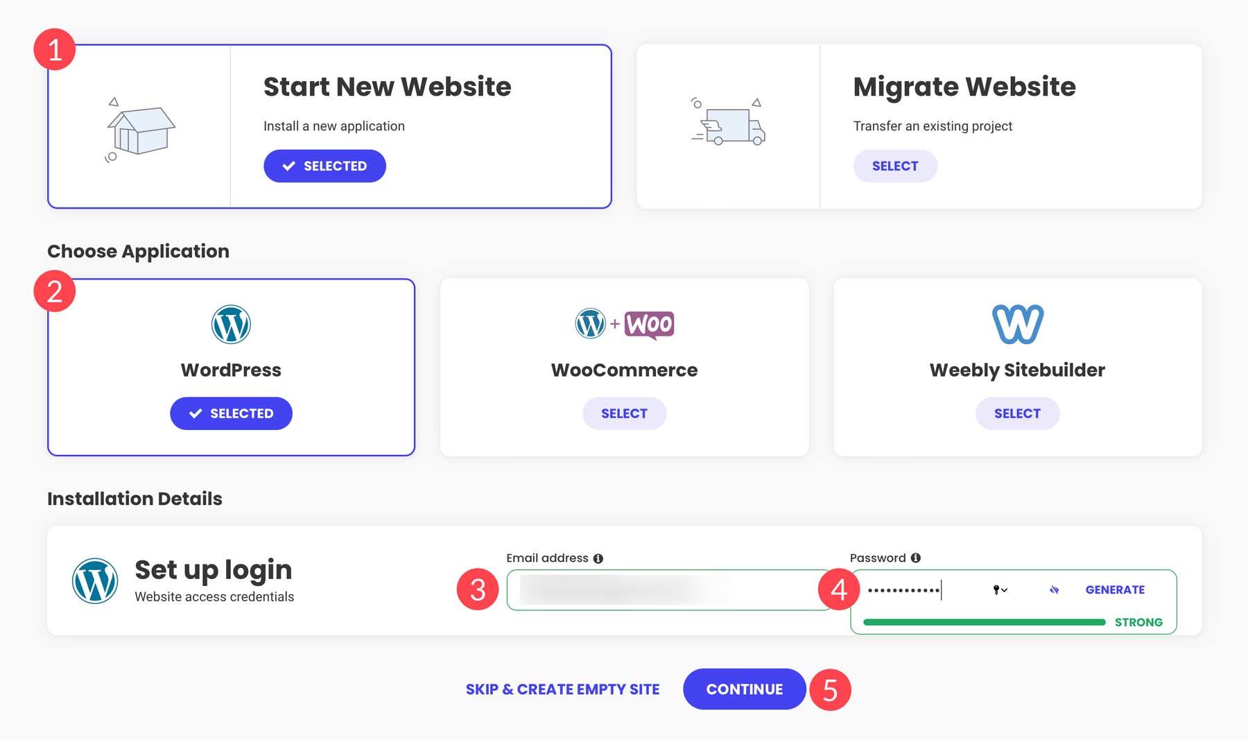 WordPress のログイン認証情報