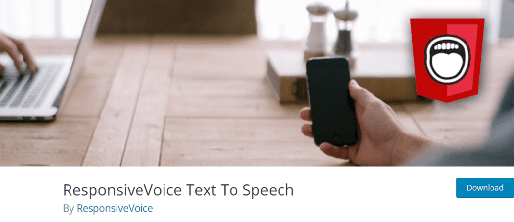 ResponsiveVoice 텍스트 음성 변환