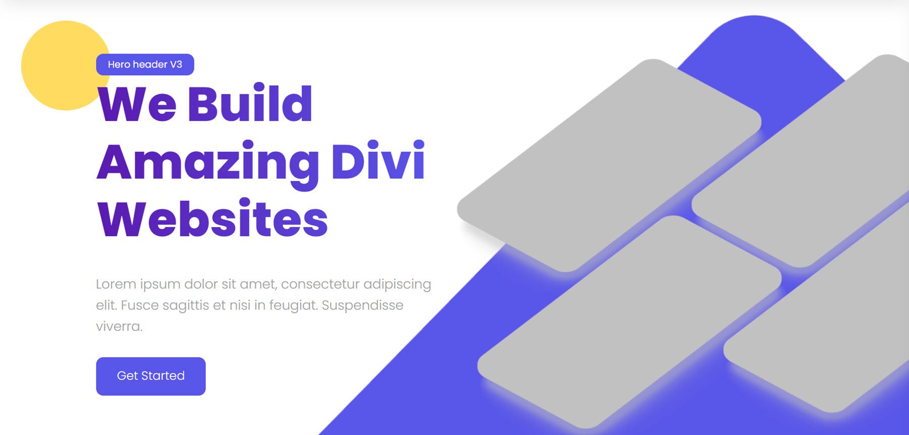 Kali 多用途 Divi 儿童主题英雄标题 3