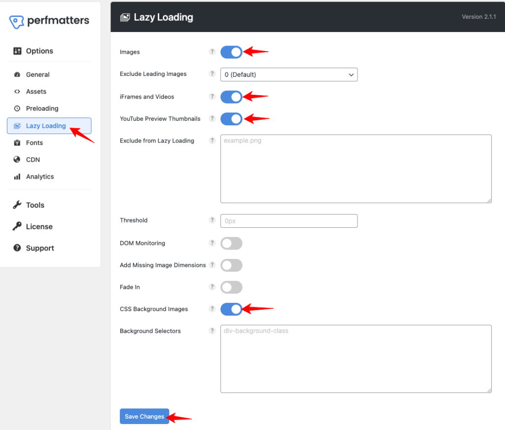 perfmatters-lazy-load-configuraciones