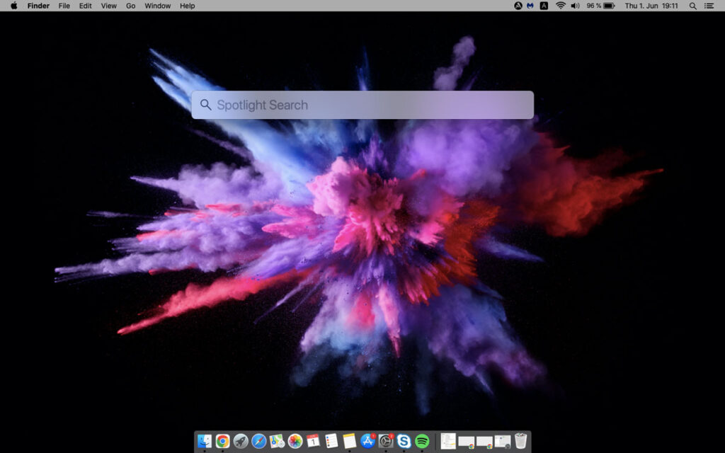 exemple de projecteur macos