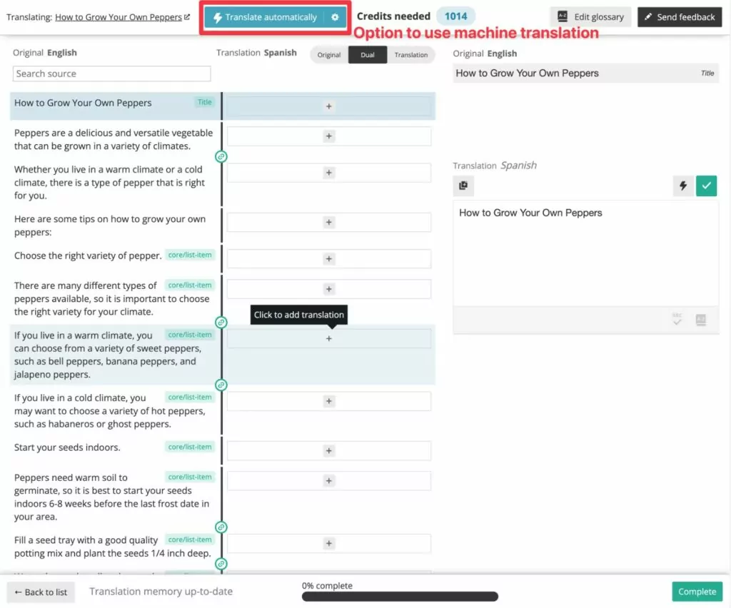 Editor avansat de traducere WPML