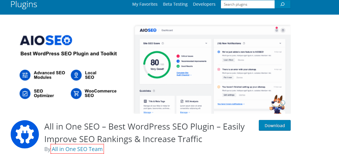 Plugin SEO tutto in uno