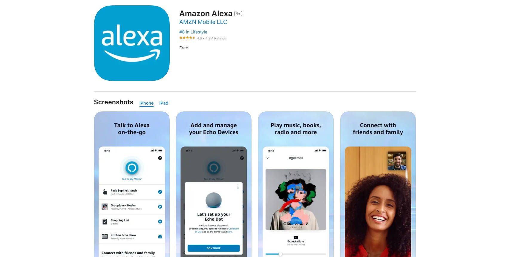 Amazon Alexa - Homepage luglio 2023