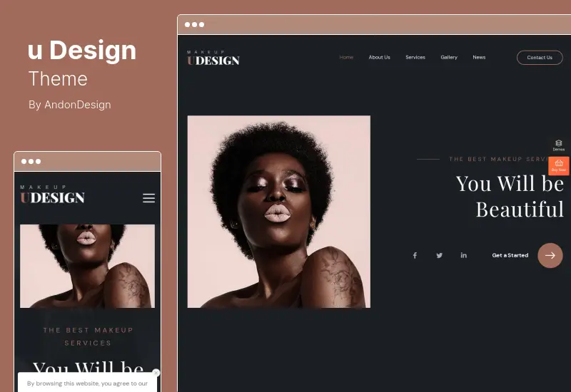 سمة uDesign - سمة WordPress سريعة الاستجابة