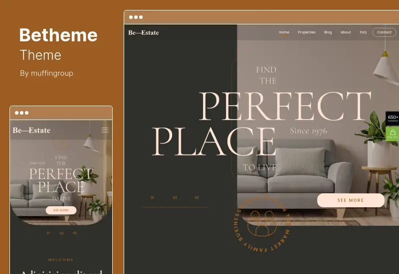 ธีม Betheme - WordPress อเนกประสงค์และธีม WooCommerce ที่ตอบสนอง