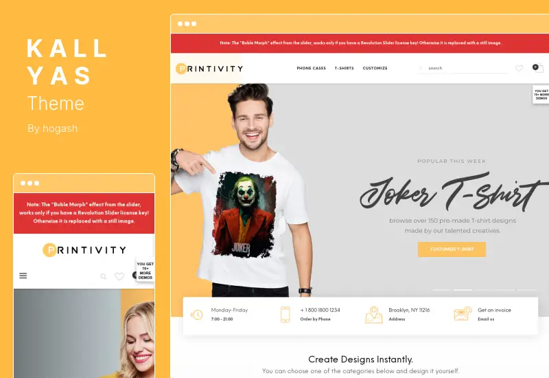 Tema KALLYAS - Tema WordPress Serbaguna eCommerce Kreatif