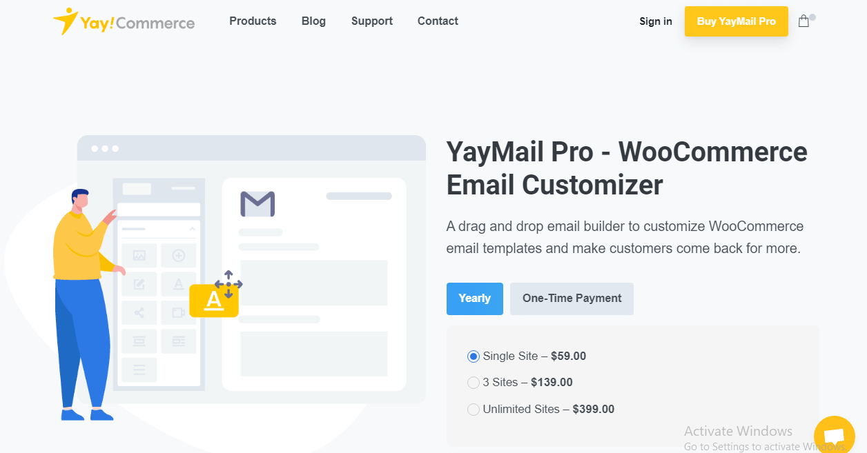 YayMail- En İyi WooCommerce E-posta Özelleştirici