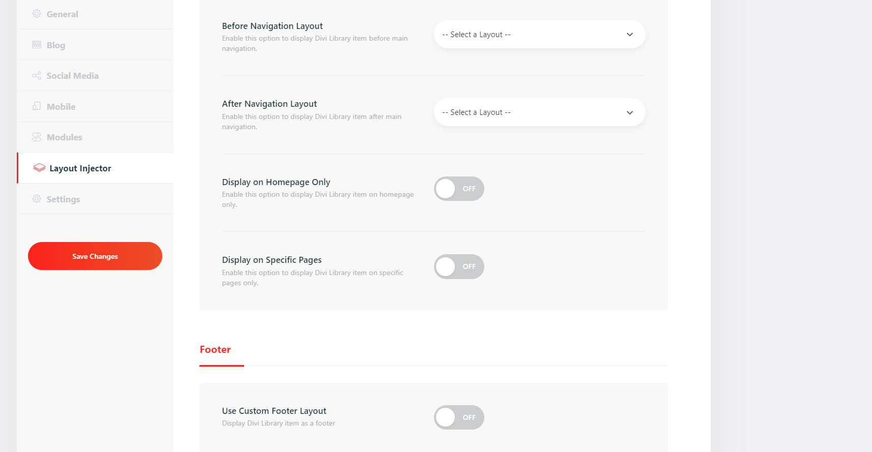 Guia do injetor de layout de pixel Divi