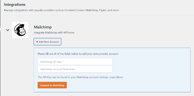 See more Mailchimp integration options