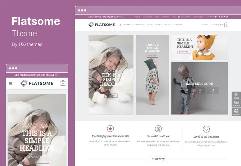 Flatsome Theme - Tema WooCommerce Responsif Serbaguna