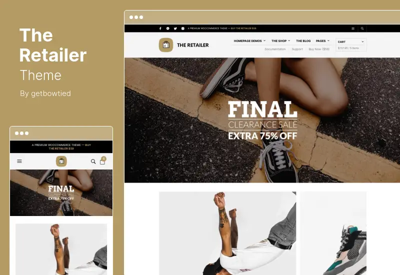 The Retailer Theme: el tema de WooCommerce multipropósito destacado y más vendido